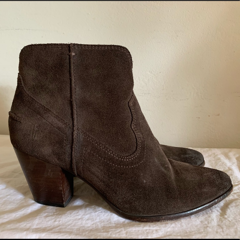 Frye Renee Seam Short Ankle Boot 8.5